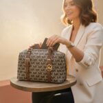Michael Kors Single Double  Strap  Signature Bag - Image 3