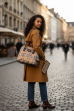 Mr. Burberry Bowling Style  Bag - Image 3